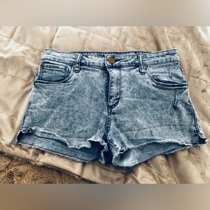 Light Blue Denim Jean Shorts